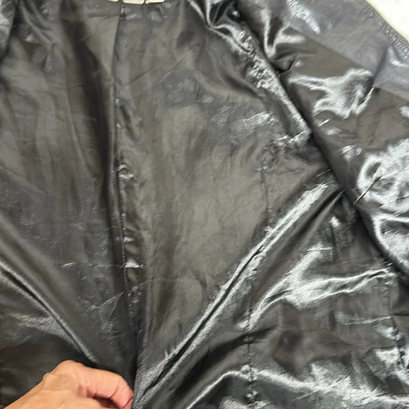 Belle by Kim Gravel Faux Leather Jacket Size XL Black - Picture 10 of 11
